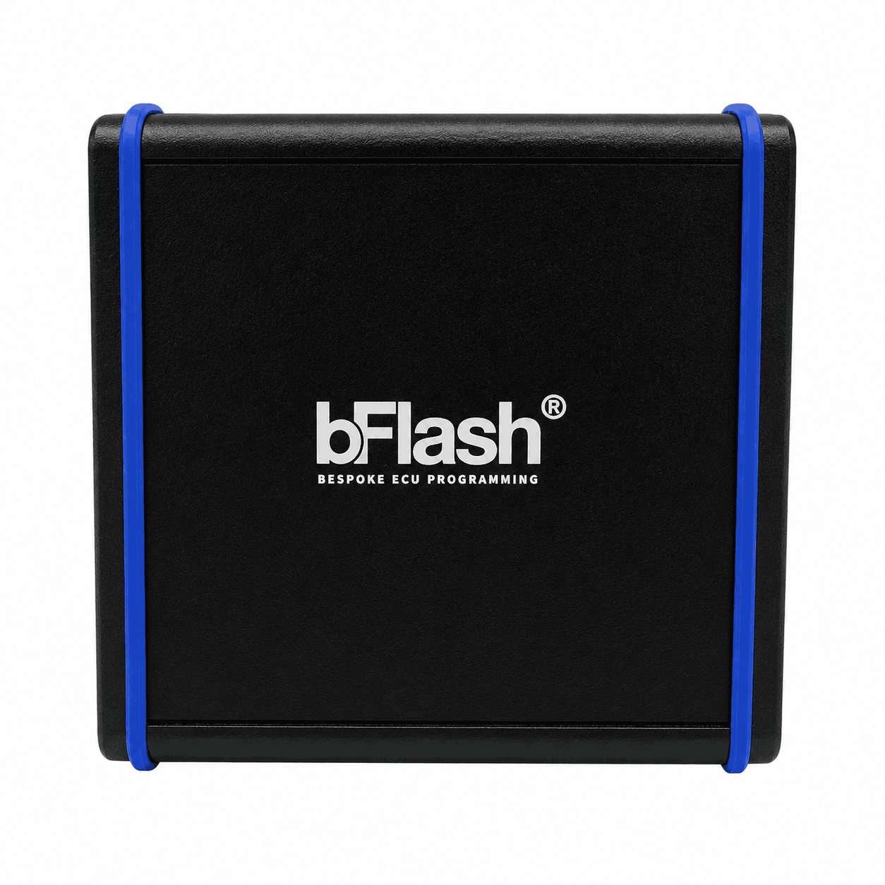 Interface de programmation de calculateur moteur bFlash noire avec bordures bleues