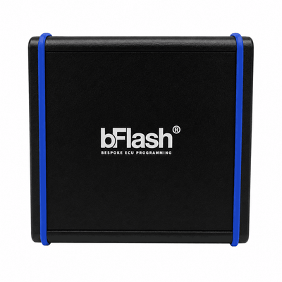 Interface de programmation de calculateur moteur bFlash noire avec bordures bleues