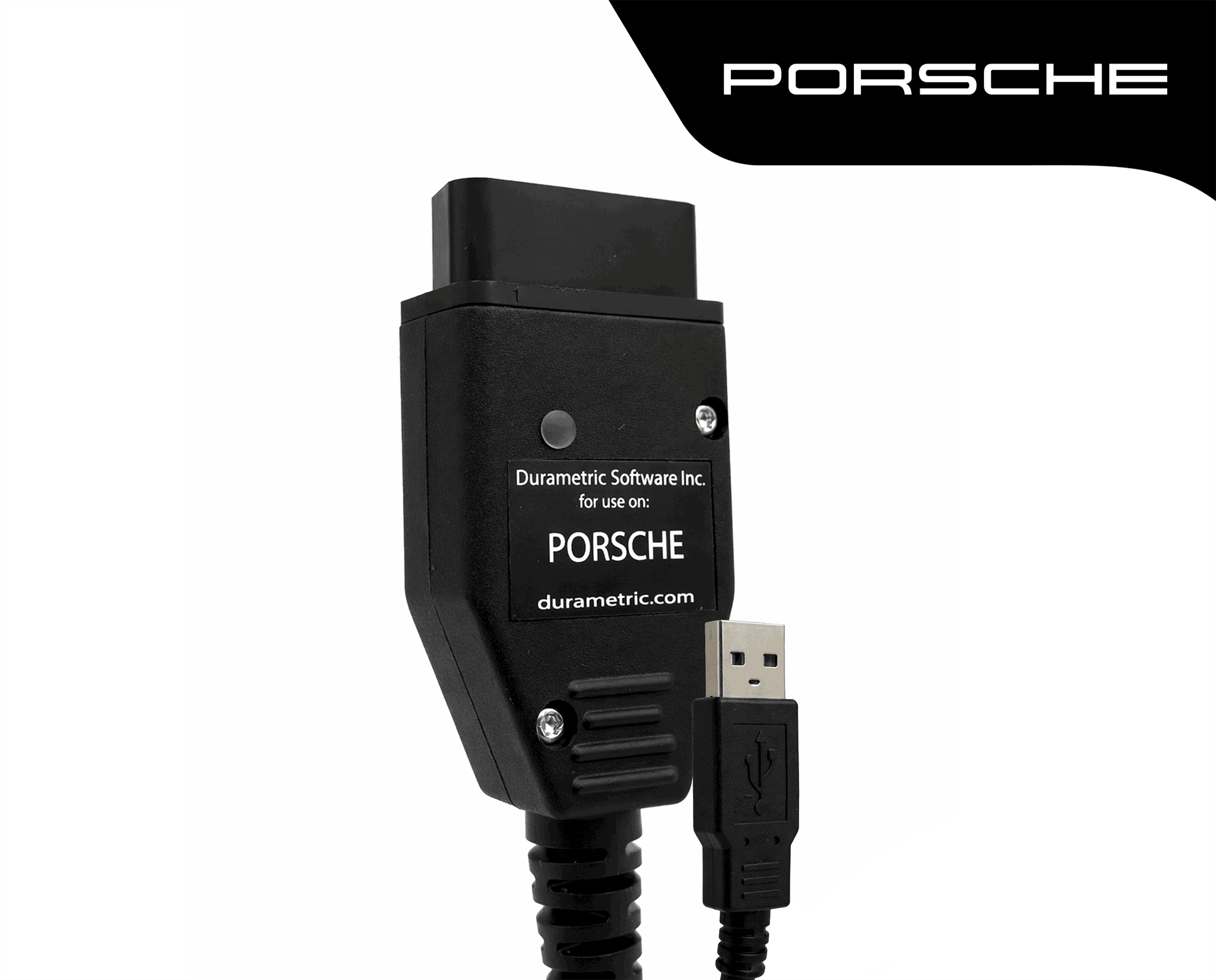 Interface de diagnostic Durametric Porsche avec connecteur OBD2 et cable USB