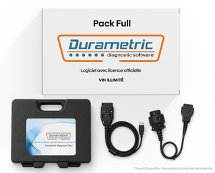 Pack complet de diagnostic Durametric professionnel pour voitures Porsche avec licence illimitee