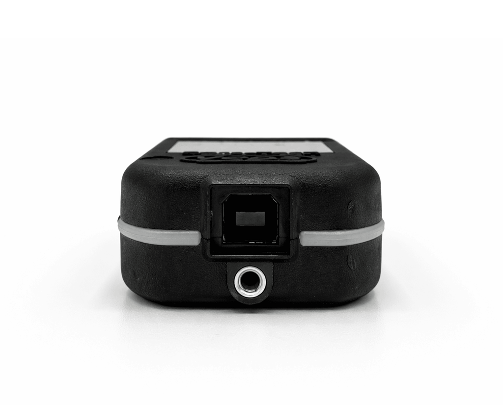 Vue arrière de l interface de diagnostic VCDS Ross Tech HEX V2 Pro avec ports de connexion