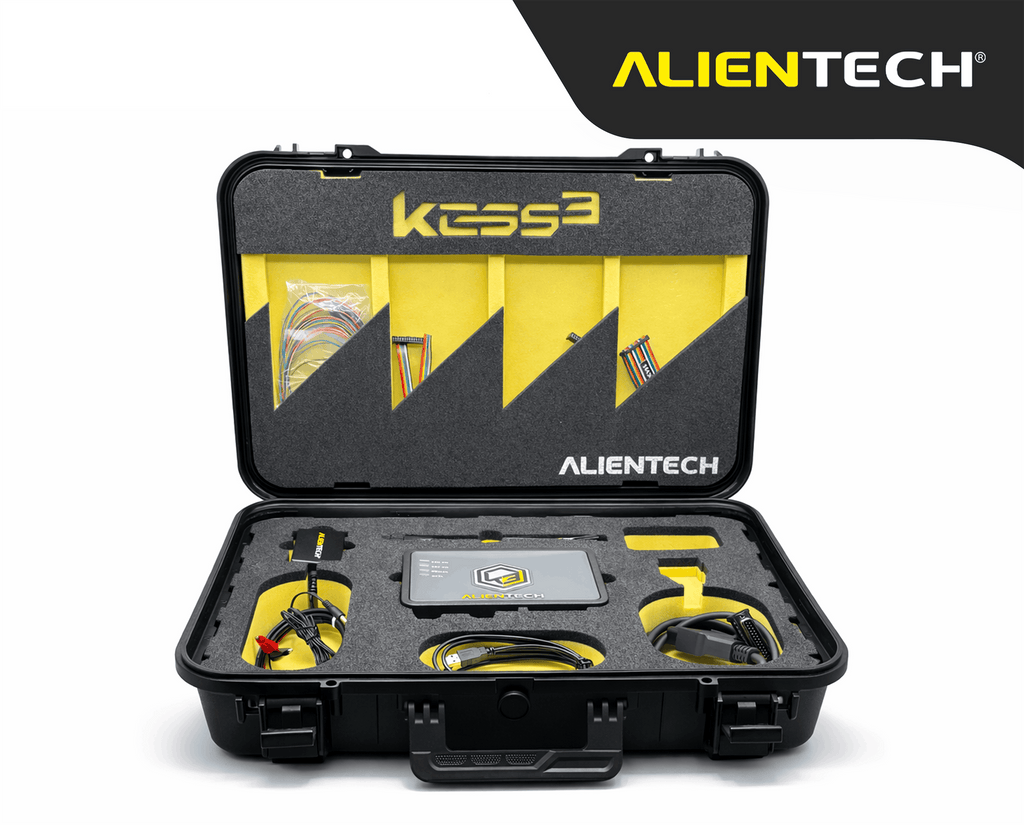 Mallette de programmation Alientech Kess V3 Master avec câbles et boîtier