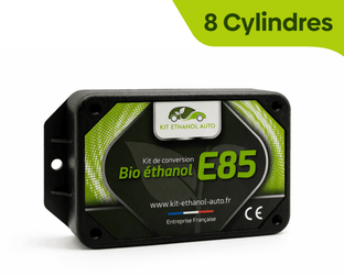 Boîtier de conversion bioéthanol E85 de la marque Kit Éthanol Auto pour moteur 8 cylindres