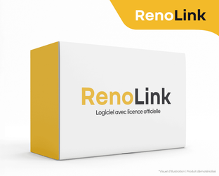 Boîte virtuelle du logiciel de diagnostic automobile RenoLink avec licence officielle