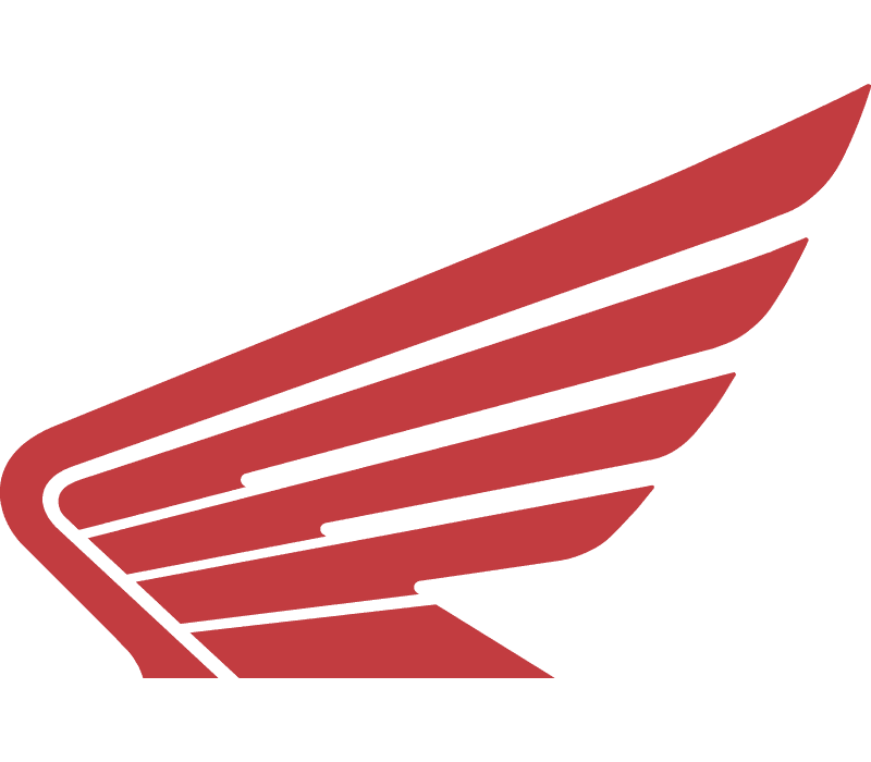 Logo aile rouge de Honda Moto pour diagnostic deux roues