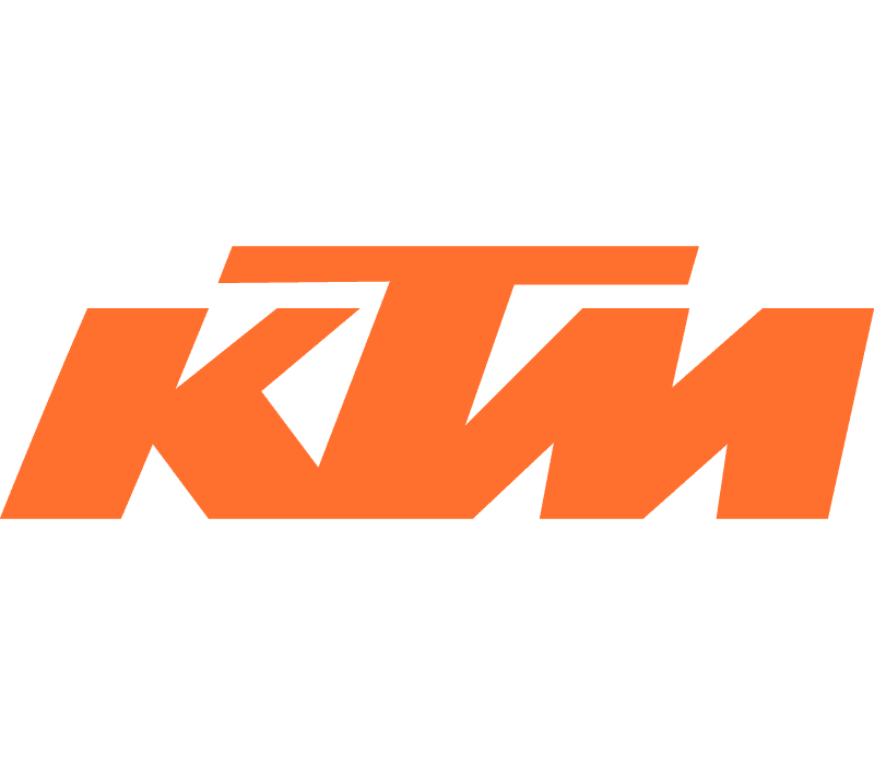 Logo orange officiel de la marque de moto KTM pour diagnostic avec iCarsoft