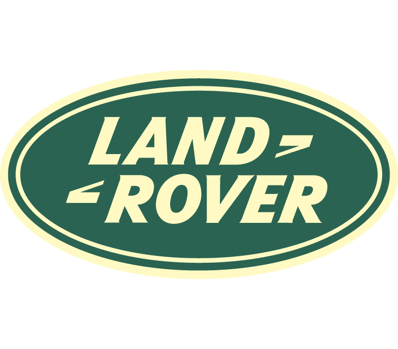Logo officiel Land Rover vert et crème pour outils de diagnostic iCarsoft