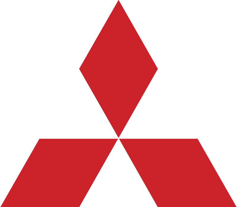 Logo officiel rouge de Mitsubishi pour le diagnostic automobile multi-marque