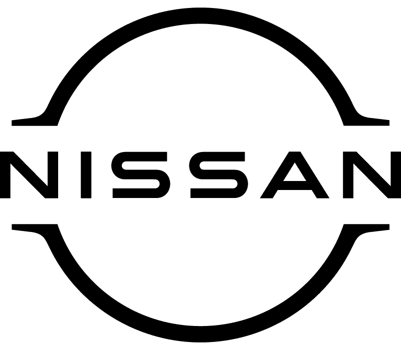 Logo officiel Nissan noir épuré pour valise et outil de diagnostic iCarsoft