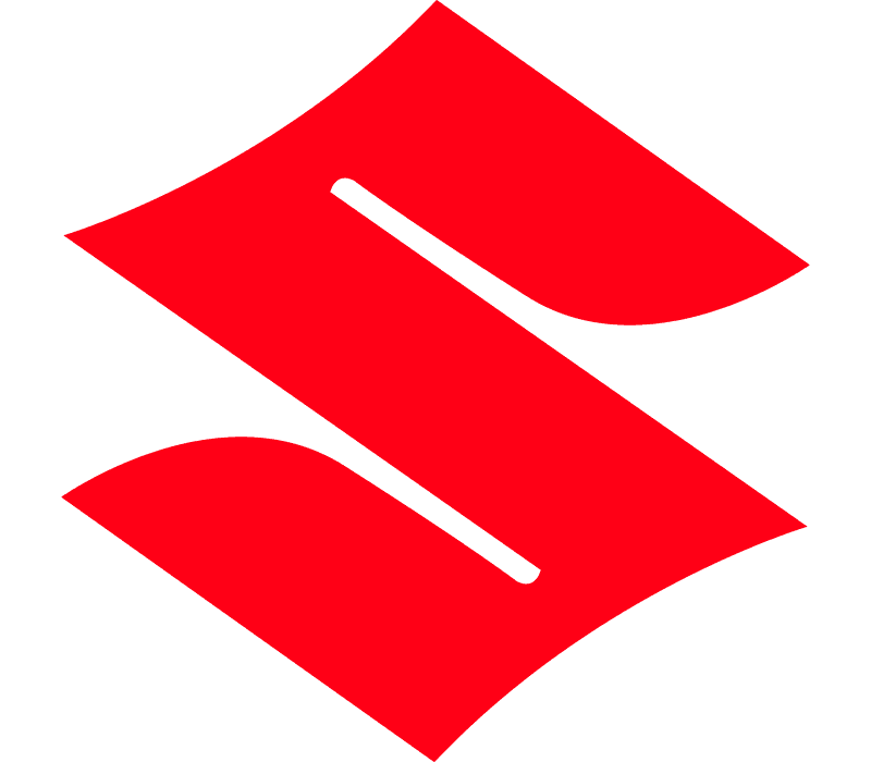 Logo officiel rouge de la marque Suzuki pour diagnostic automobile