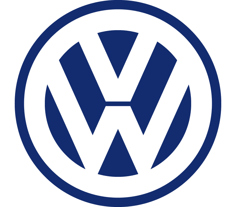 Logo officiel Volkswagen bleu pour valise de diagnostic de la marque allemande