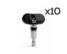 Lot de dix capteurs de pression de pneu iCarsoft TPMS S2000 avec valves métalliques