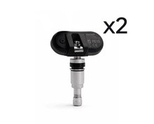 Lot de deux capteurs de pression des pneus iCarsoft TPMS S2000 avec valve metallique