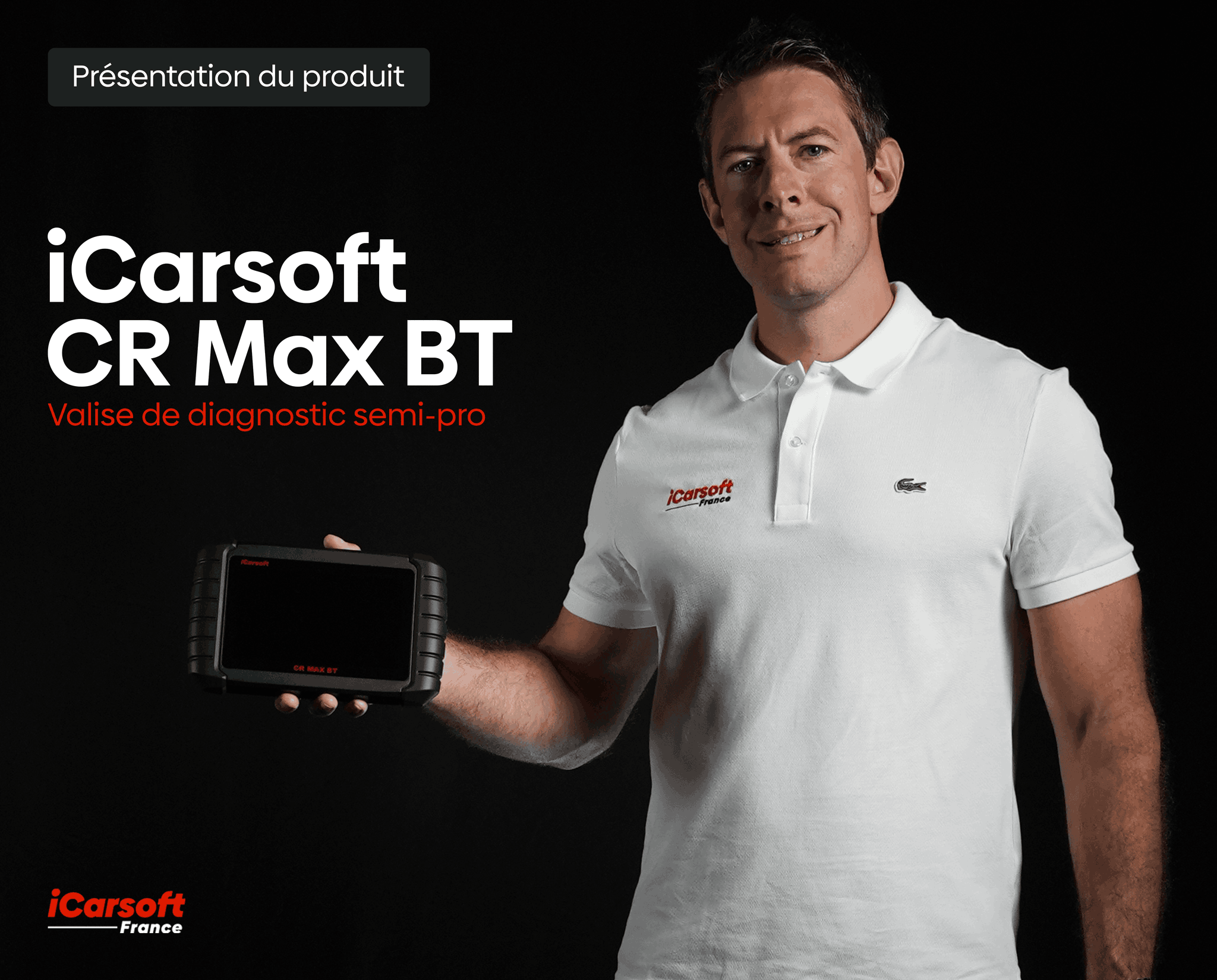 Présentation de la valise de diagnostic semi-pro iCarsoft CR Max BT