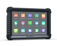 Tablette de diagnostic multimarque iCarsoft CR Ultra P affichant le menu de mise à jour