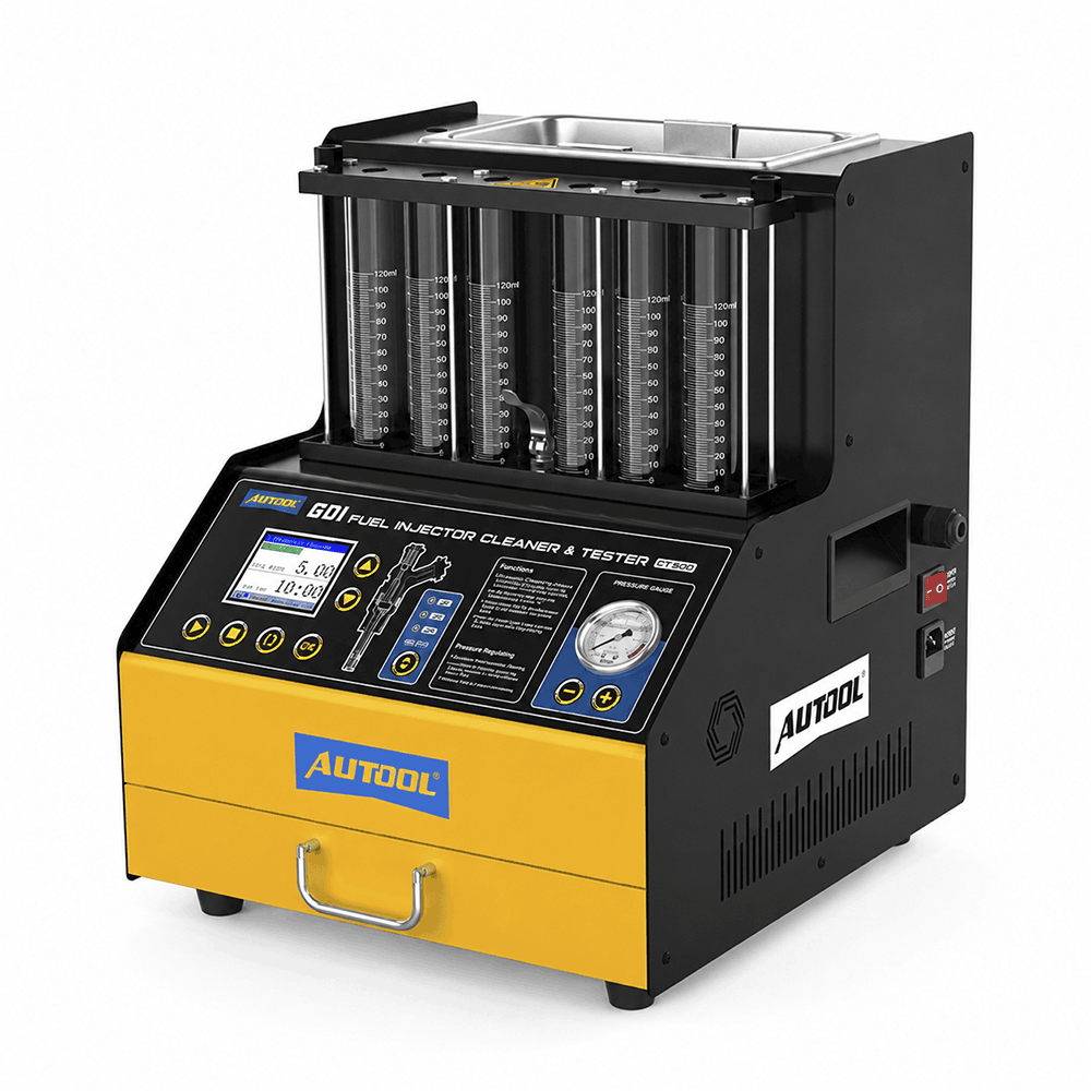 Nettoyeur et testeur de diagnostic de carburant Autool CT500 pour injecteurs de moteur GDI