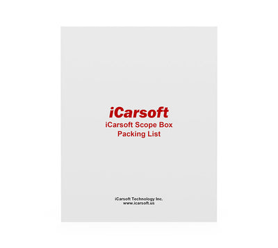 Liste de colisage officielle pour le module oscilloscope iCarsoft