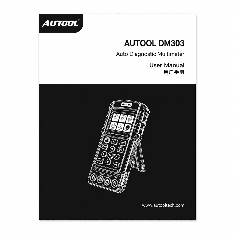 Manuel de l utilisateur en français du multimètre de diagnostic Autool DM303