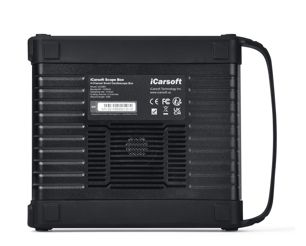 Dos du module oscilloscope HD iCarsoft Scope Box pour valise de diagnostic CR Ultra et Unicorn