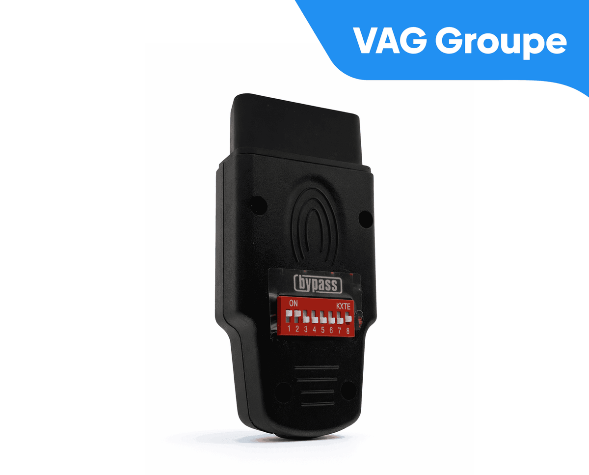 Boîtier VAG Bypass noir pour la désactivation de l anti demarrage