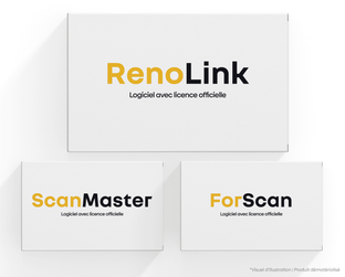 Pack de licences officielles pour logiciels de diagnostic auto RenoLink ScanMaster et ForScan