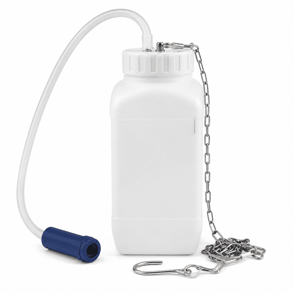 Reservoir de liquide de frein Autool AST609 de un litre avec tuyau et chaine metallique