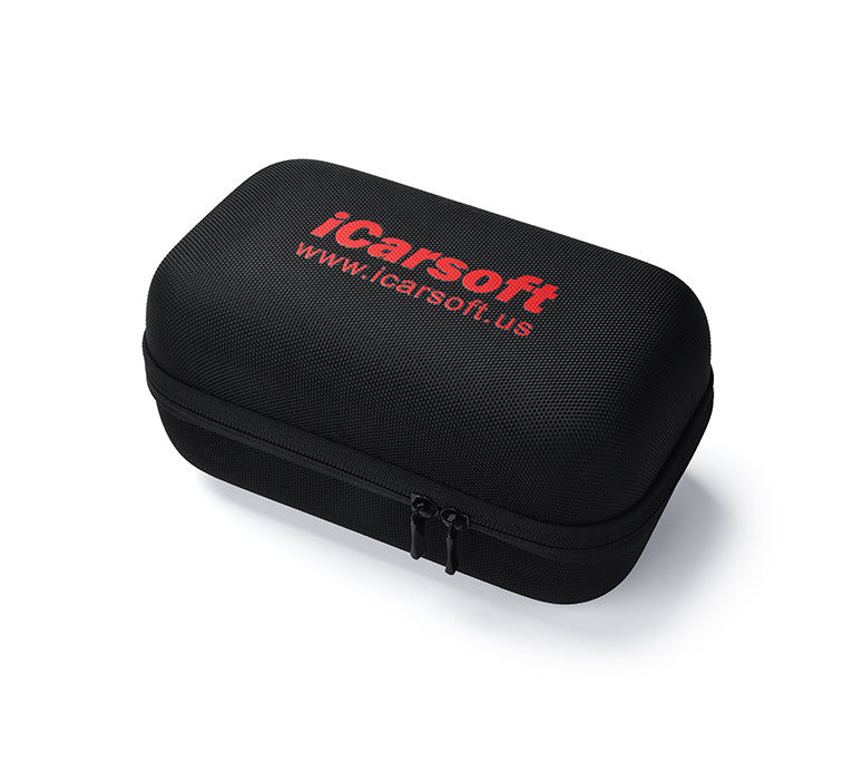 Sac de rangement noir avec logo pour booster de batterie iCarsoft JS V10