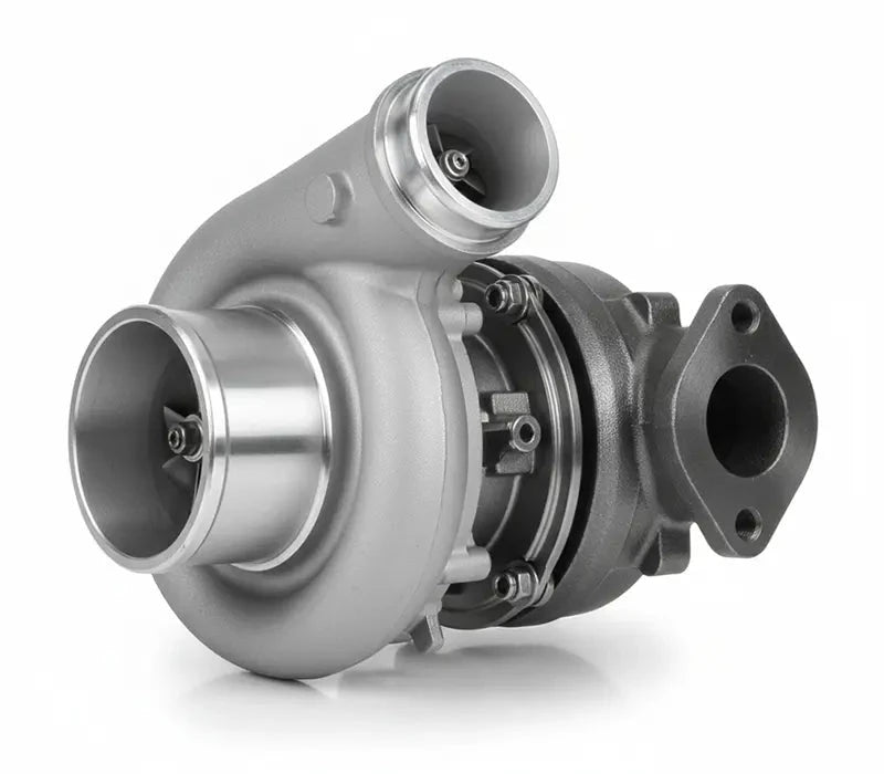 Turbocompresseur de voiture neuf en métal gris pour moteur essence ou diesel