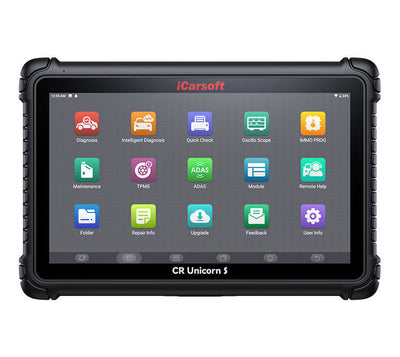 Valise de diagnostic multimarque iCarsoft CR Unicorn S avec son ecran d accueil tactile