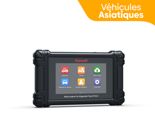 Valise de diagnostic iCarsoft JP V4 pour véhicules asiatiques avec écran d'accueil