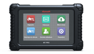 Tablette tactile de diagnostic moto iCarsoft MT Pro affichant le menu en francais