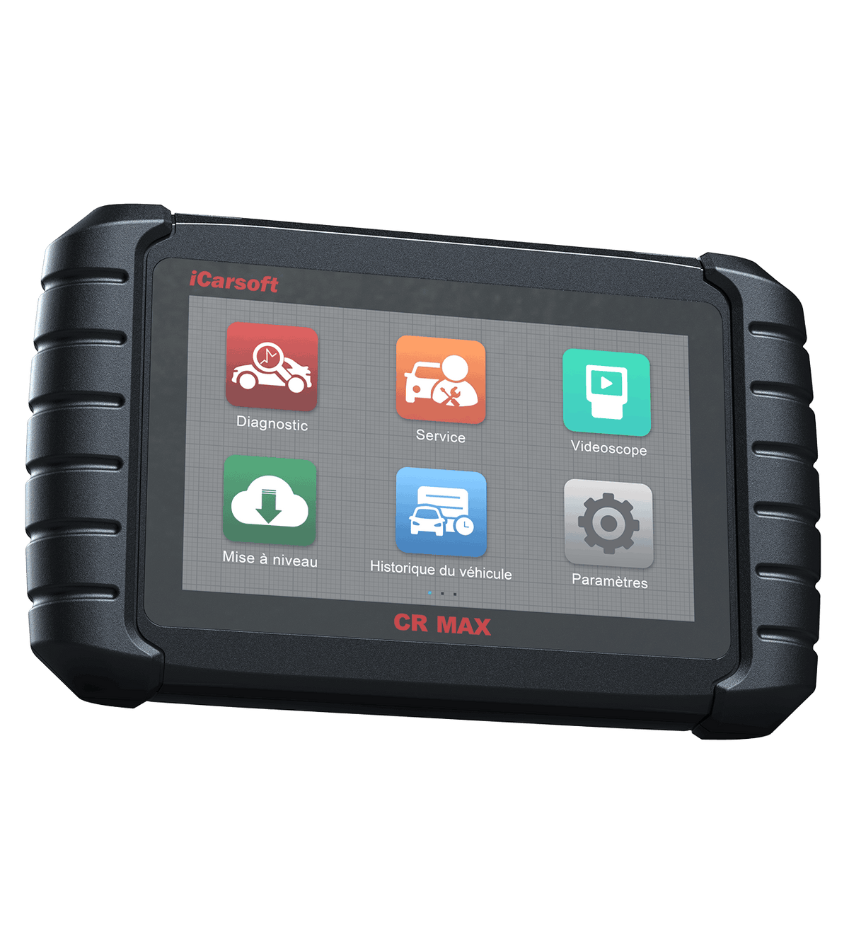 Valise de diagnostic multimarque iCarsoft CR Max avec écran tactile en français