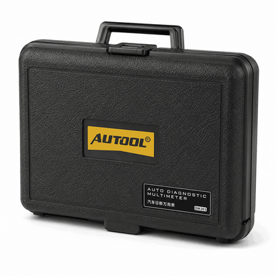 Mallette de transport noire robuste pour le multimètre de diagnostic automobile Autool DM303