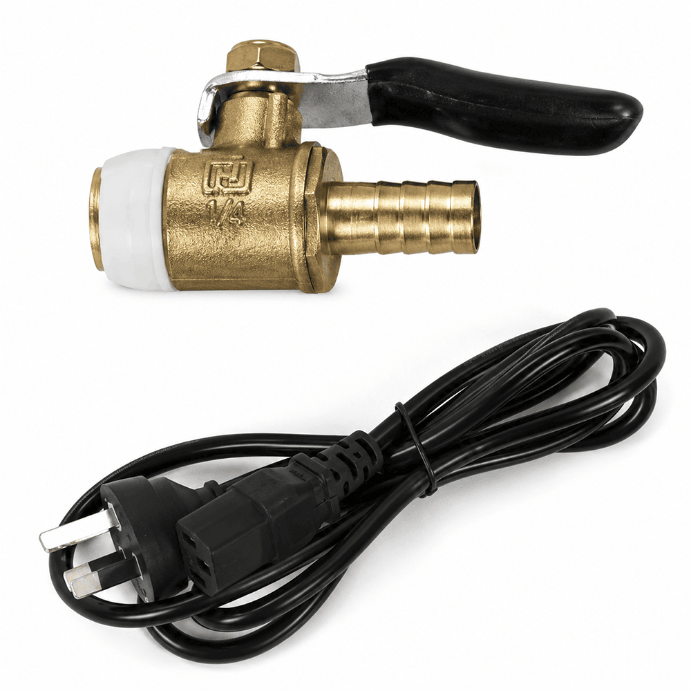 Vanne d alimentation en laiton et cordon secteur pour nettoyeur injecteurs Autool CT500