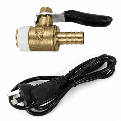 Vanne d alimentation en laiton et cordon secteur pour nettoyeur injecteurs Autool CT500