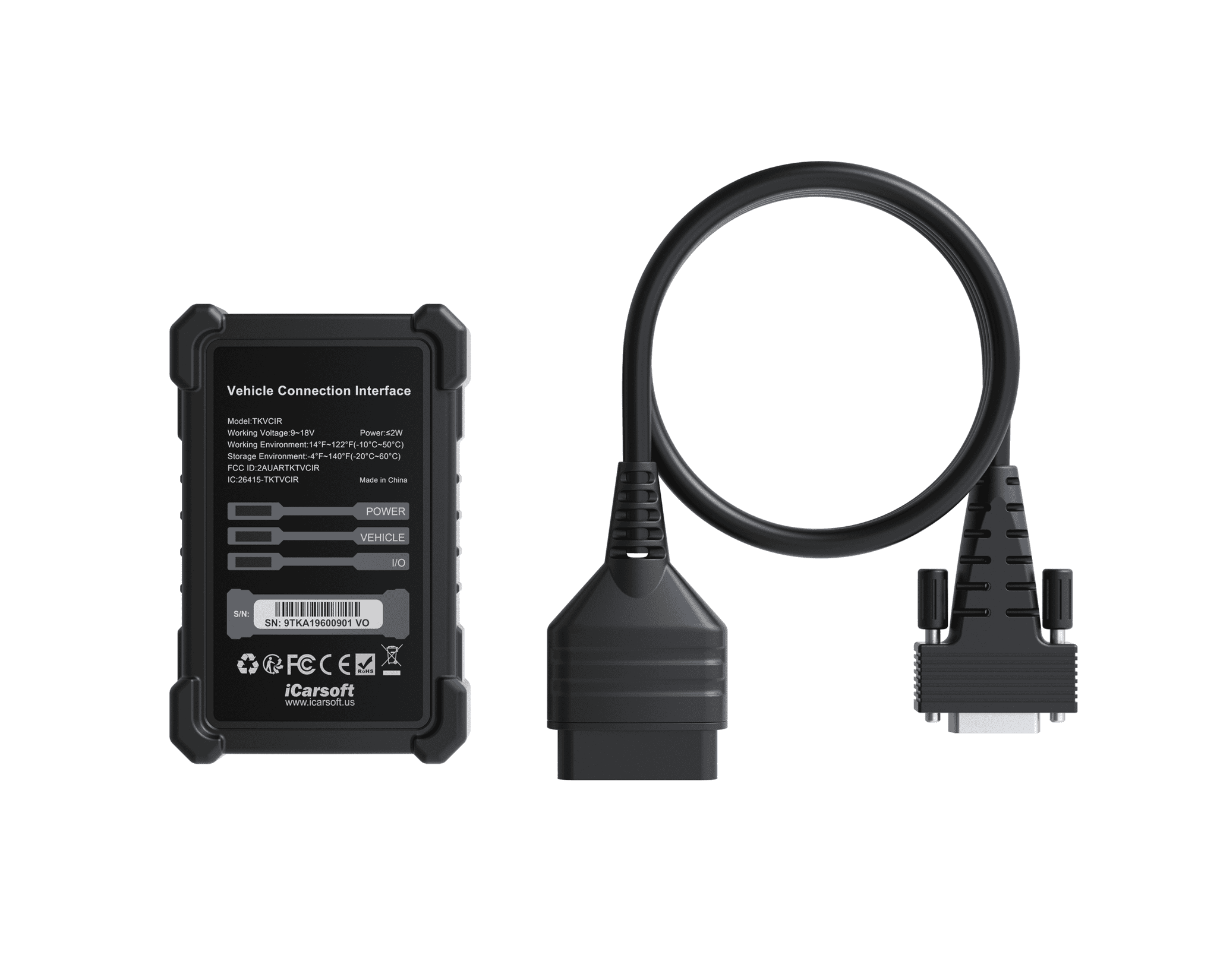 Module de connexion VCI de remplacement pour valise diagnostic iCarsoft Ultra