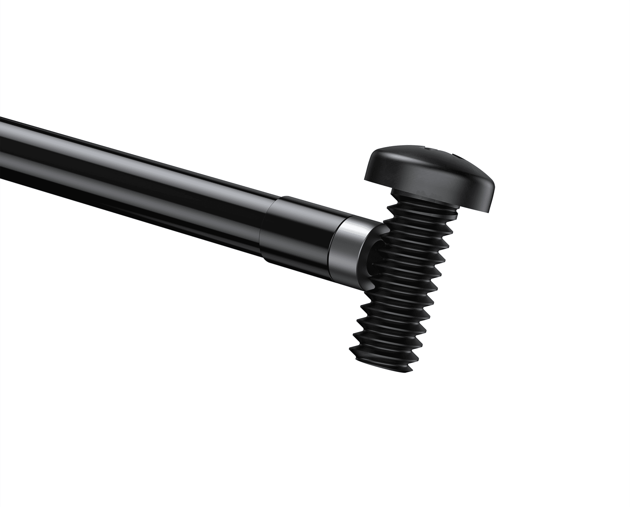 Gros plan sur la vis de guidage de la sonde de diagnostic videoscope iCarsoft VDSP2000