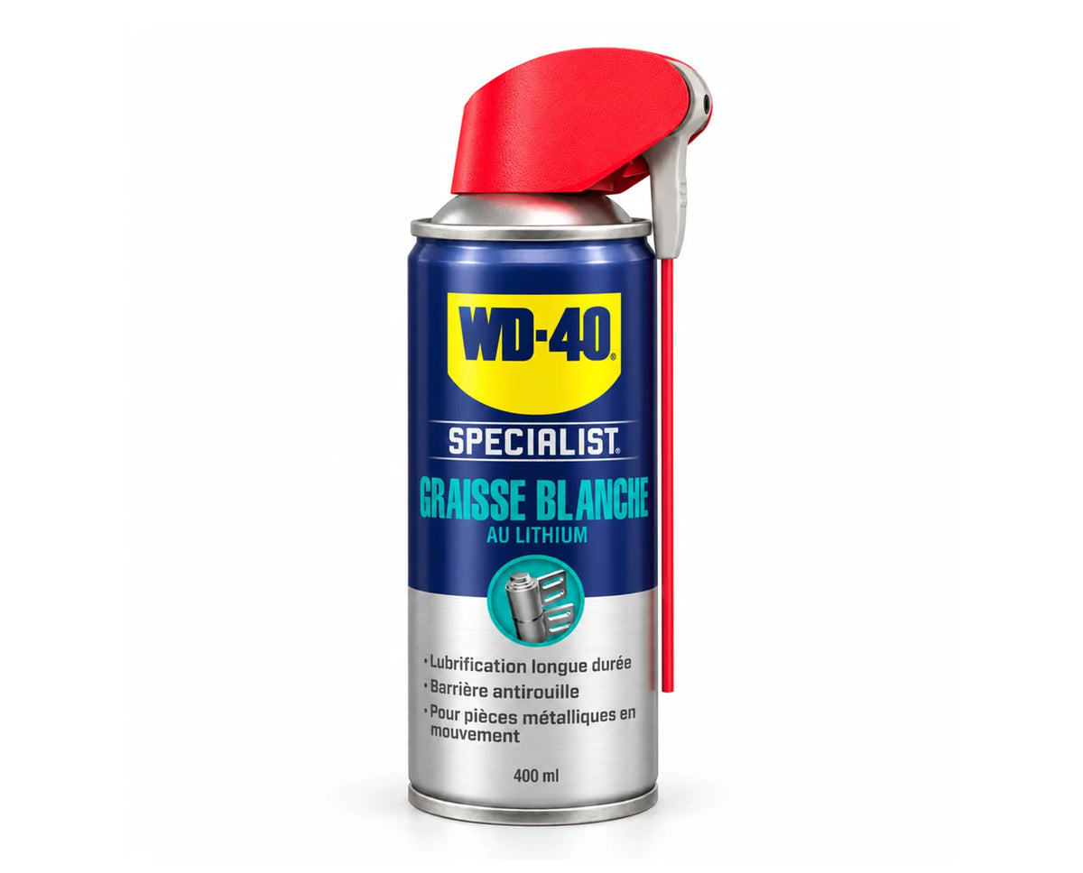 Aérosol WD-40 Specialist Graisse blanche au lithium 400 ml