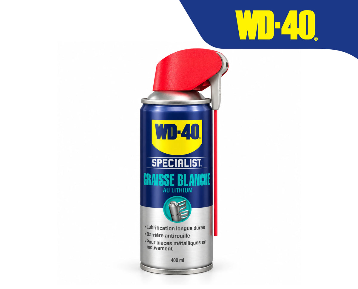 Aérosol WD-40 Specialist Graisse blanche au lithium 400 ml